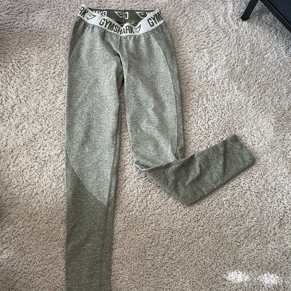 Green Gymshark Flex Low Rise Leggings, Size Small - Picture 1 of 3